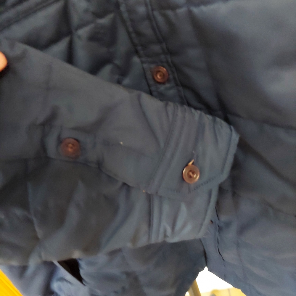 NWOT Timberland Men's Navy Quilted Jacket Collared  Size XL Outdoor Woodsy - Picture 7 of 12